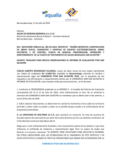 consorcio consorcio ptar - Aguas de Barrancabermeja