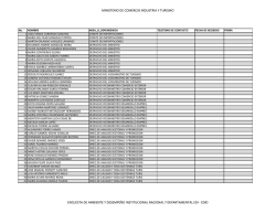 Encuesta Dane listado - Ministerio de Comercio, Industria y Turismo