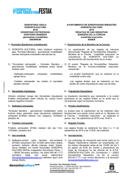 Donostiako Estropadak Kontxako Bandera
