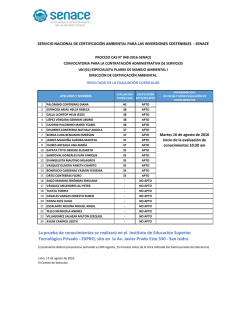 Evaluación curricular