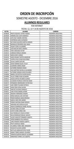 Alumnos Regulares