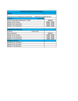 horario - Tecsup