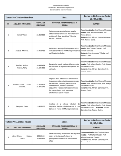 1 Fecha de Defensa de Tesis - facultad de Ciencias Juridicas y