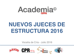 nuevos jueces de estructura 2016!