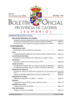 BOP - Diputación de Cáceres