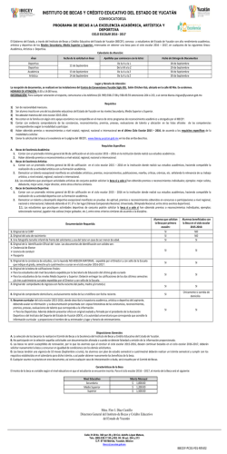 Convocatoria Becas a la Excelencia 2016-2017