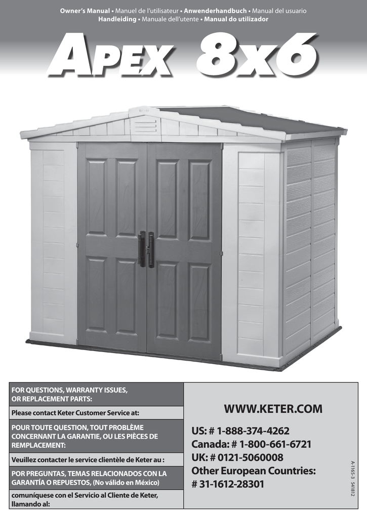 Keter Shed Spare Parts Uk