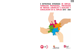 ii estrategia integrada de empleo, formación profesional, prevención