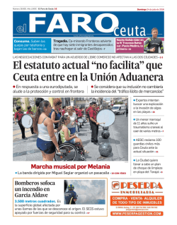 PDF Descargar portada en PDF - Ceuta - El Faro Digital