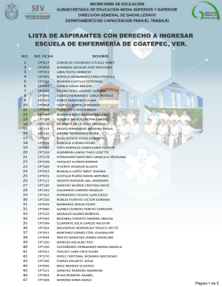 Escuela de Enfermería de Coatepec