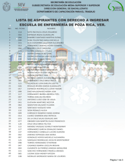 Escuela de Enfermería de Poza Rica