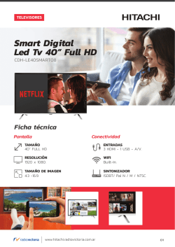 Smart Digital Led Tv 40” Full HD