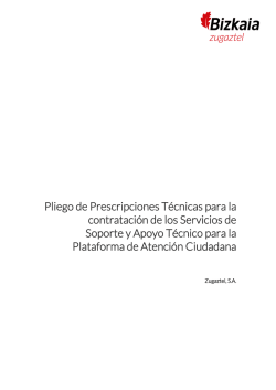 Prescripciones Técnicas