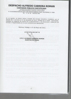 DESPACHO ALFREDO CABRERA ROMAN CONTADOR puaum