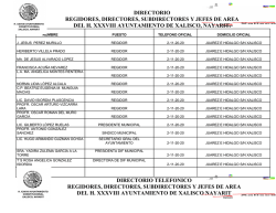 directorio telefonico - xl ayuntamiento de xalisco