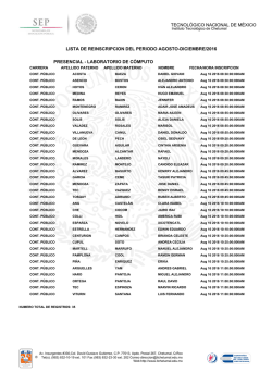 Contador público - Instituto Tecnológico de Chetumal