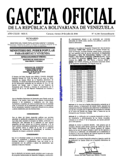 Nro° 6246 - GACETA EXTRAORDINARIA VIERNES 29 - Juris-Line