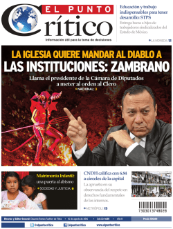 las instituciones: zambrano