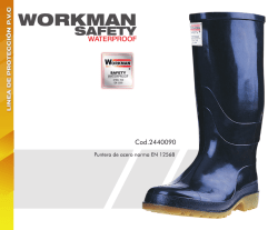 207012 bota croydon workman safety waterproof pvc