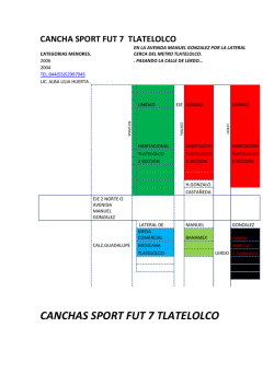 canchas sport fut 7 tlatelolco