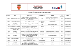 lista libros 2016-17 - CC Madre de Dios