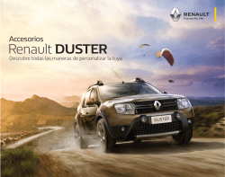 BROCHURE ACCESORIOS DUSTER - FINAL