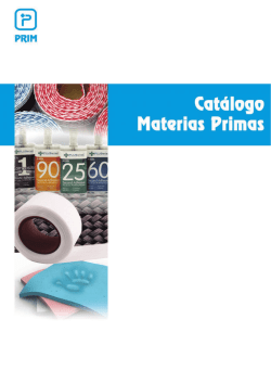 MATERIAS PRIMAS