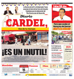 Faltan 106 d&iacute;as - Diario Cardel