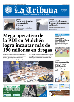 Mega operativo de la PDI en Mulch&eacute;n logra incautar