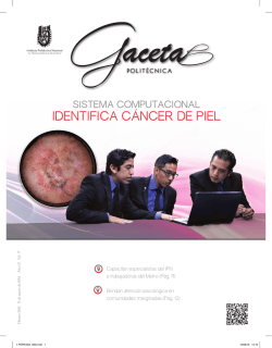 identifica cáncer de piel - Instituto Politécnico Nacional