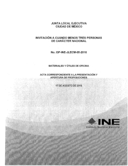Archivo  5 págs., 458 Kb. - Instituto Nacional Electoral