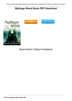 Mythago Wood Book PDF Book Author: Robert Holdstock
