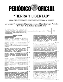 Click para ver Publicaci&oacute;n - Peri&oacute;dico Oficial