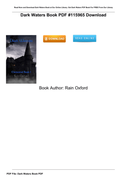 Dark Waters Book PDF #115965 Book Author: Rain Oxford