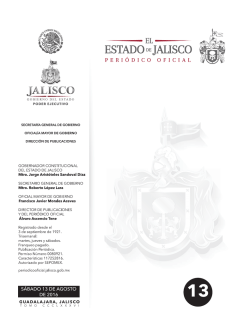 Sección Ordinario - Periódico Oficial