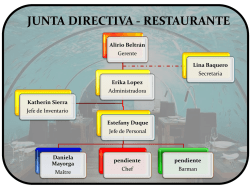 Organigrama Junta Directiva