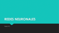 Tarea 2 - Redes Neuronales 2016