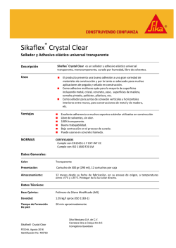 Sikaflex Crystal Clear
