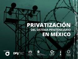 privatización del sistema penitenciario en México