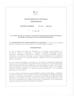 Decreto 2049 - Gobernaci&oacute;n de Antioquia