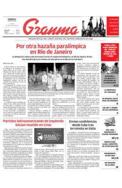 Por otra hazaña paralímpica en Río de Janeiro