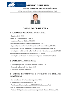 HOJA DE VIDA-OOV-2016 - Investigaciones y proyectos