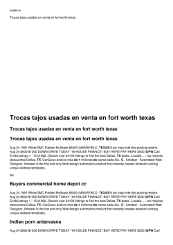 Trocas tajos usadas en venta en fort worth texas