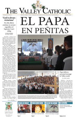 August - 2016 - Catholic Diocese of Brownsville