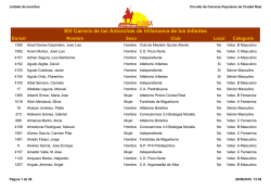 XIV Carrera de las Antorchas de Villanueva de los Infantes