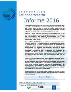 Latinobarómetro 2016