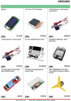 ARDUINO y PARTES DE ELECTRONICA - candy-ho