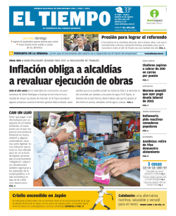 Inflaci&oacute;n obliga a alcald&iacute;as a revaluar ejecuci&oacute;n de obras