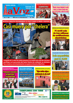 jueves 01 de setiembre de 2016