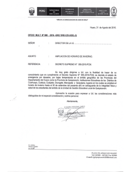Page 1 PERU MINISTERIO GOBIERN() y éx x cos. A o DREóN